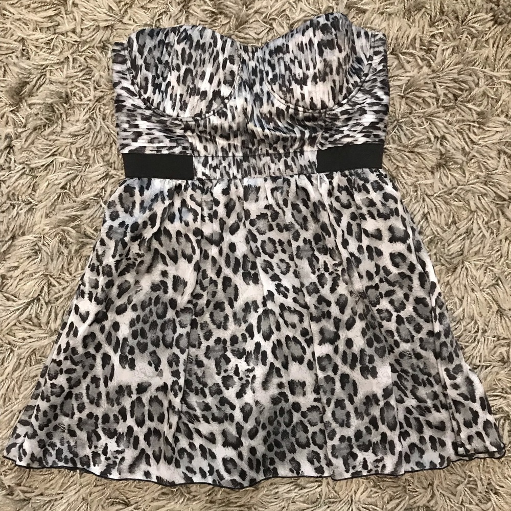 Leopard print Grass collection dress